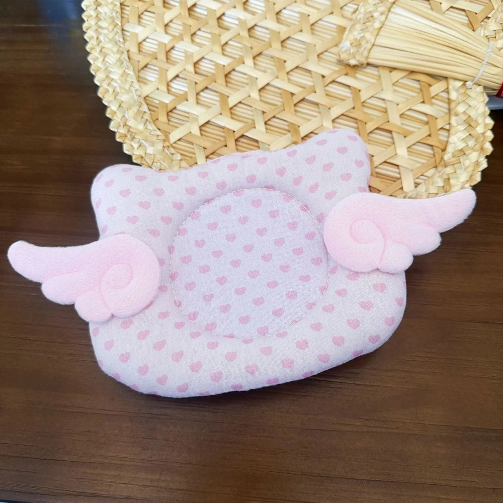 Retro Polka Dot Series Cute Cartoon Cat Coaster Angel Wing Korean Cotton Coaster Jewelry Storage Pad Coffee Cup Placemat