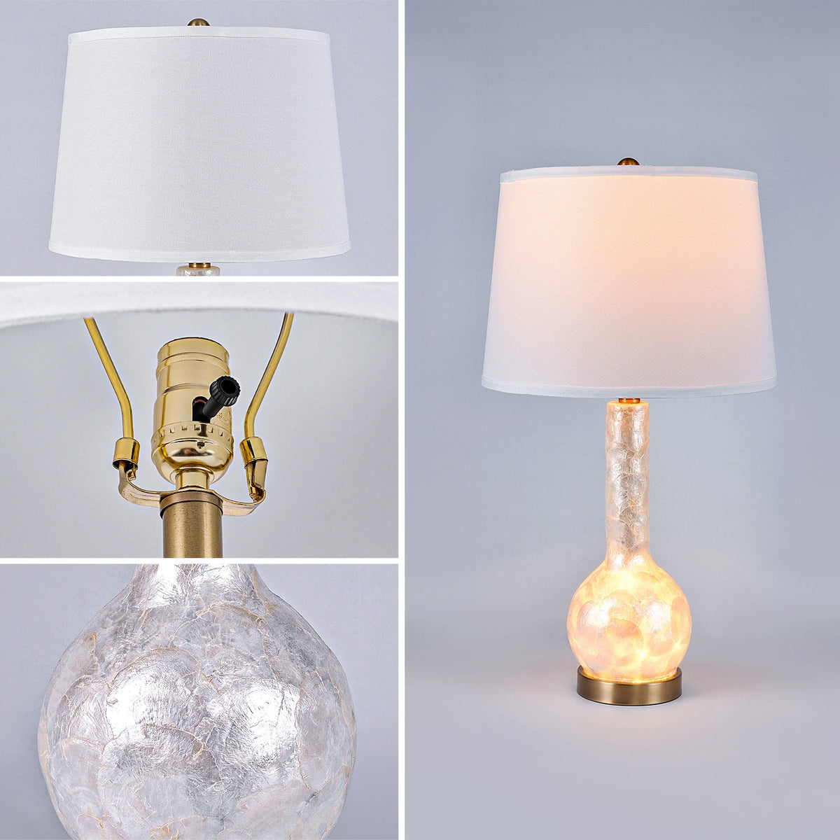 28/25 inch Desk Lamps Luxury Table Lamp Opal Glass Lampshade For Hotel Guest Room Living Room Study Bedroom Bedside Decorative Lighting Lamps Indoor Lighting Shiping from USA