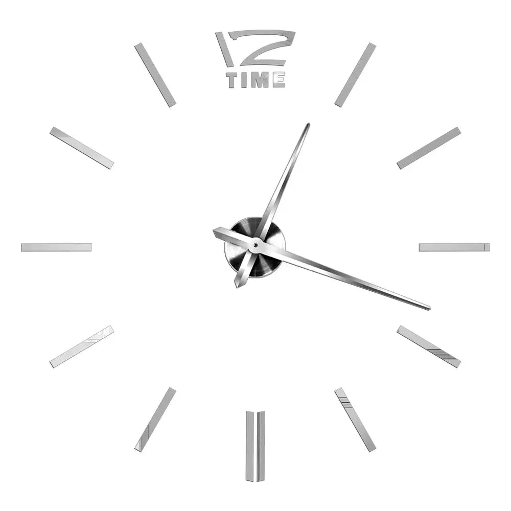 Large 3D Wall Clock Luminous Classic Wall Clocks DIY Digital Clock Wall Watches Stickers Silent Clock for Home Living Room Table