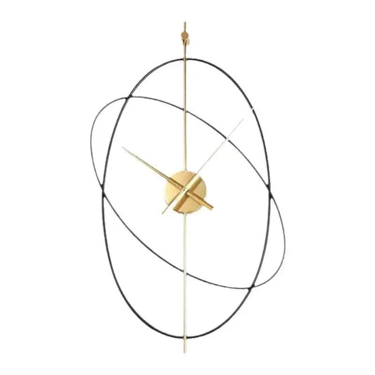 Creative living room fashionable wall hanging art light luxury clock simple modern atmospheric silent clock - Unique Finds Market LLC