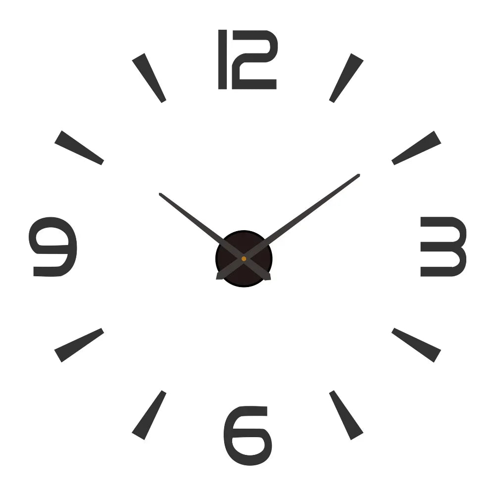 2026 Modern Design Large Wall Clock 3D DIY Quartz Clocks Fashion Watches Acrylic Mirror Stickers Living Room Home Decor Horloge