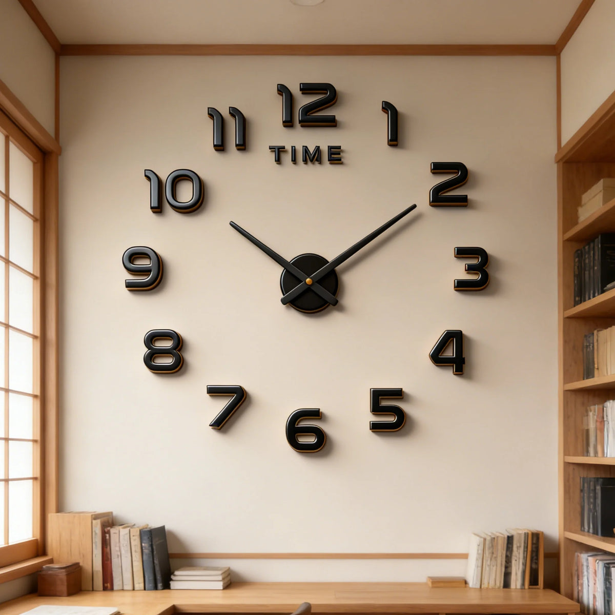 Large 3D Wall Clock Luminous Classic Wall Clocks DIY Digital Clock Wall Watches Stickers Silent Clock for Home Living Room Table