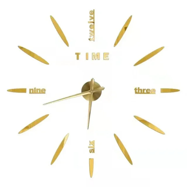 Large 3D Wall Clock Luminous Classic Wall Clocks DIY Digital Clock Wall Watches Stickers Silent Clock for Home Living Room Table