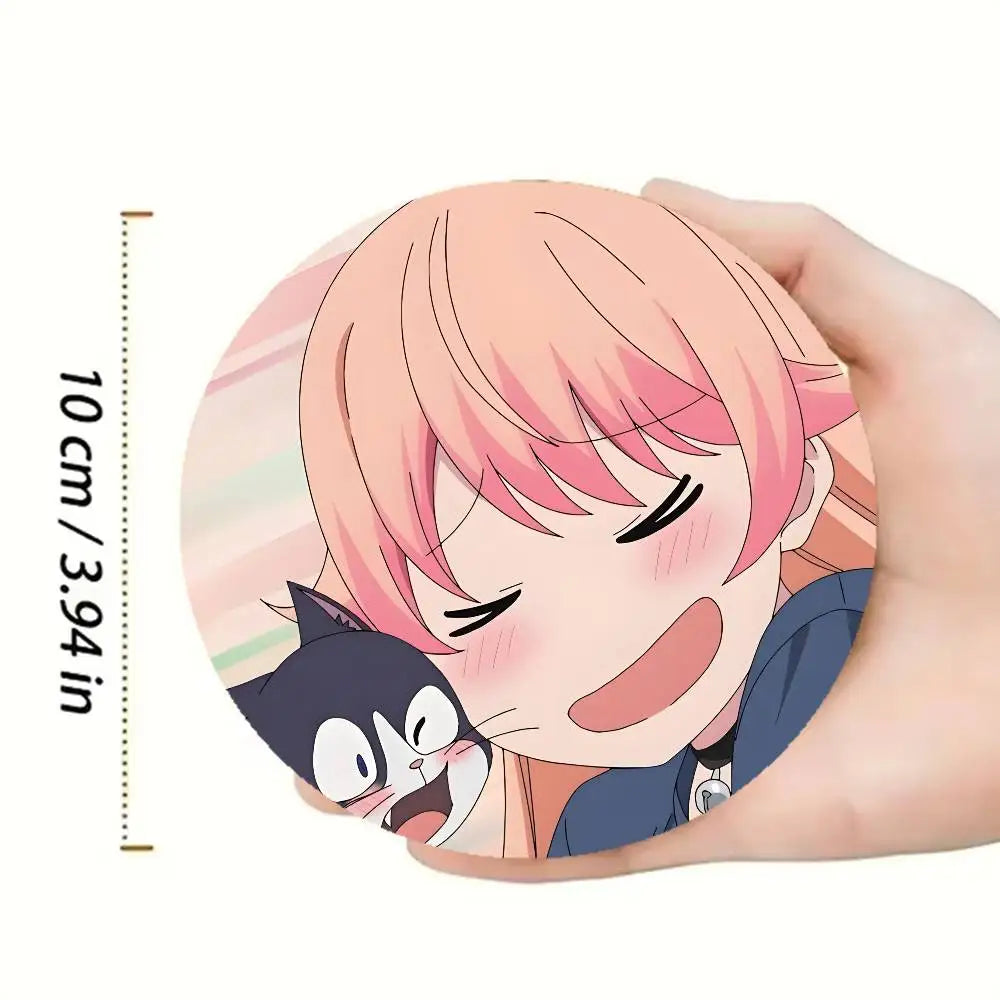 Nico Wakatsuki W-Witch Watch Heat-Resistant Pine Coasters Lightweight Sturdy for All Drinkware Easy to Clean