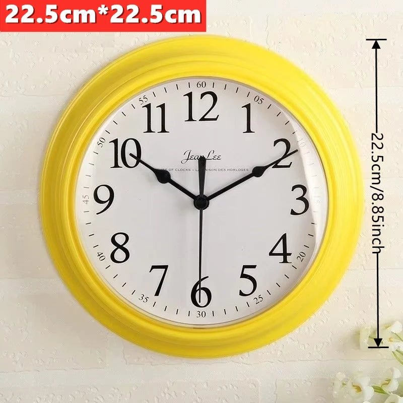 Beach Wall Clock Wall Art Clock Luxury Marble Watch Wall Mount Mechanic Clock Frameless Clock Wall Decor for Living Room Kitchen