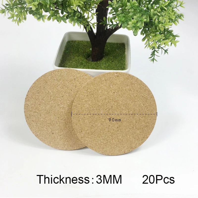 Cork Coasters Table Coasters for Coffee Cup Coaster Aesthetic Coasters for Drinks Bottom for Drinking Cup