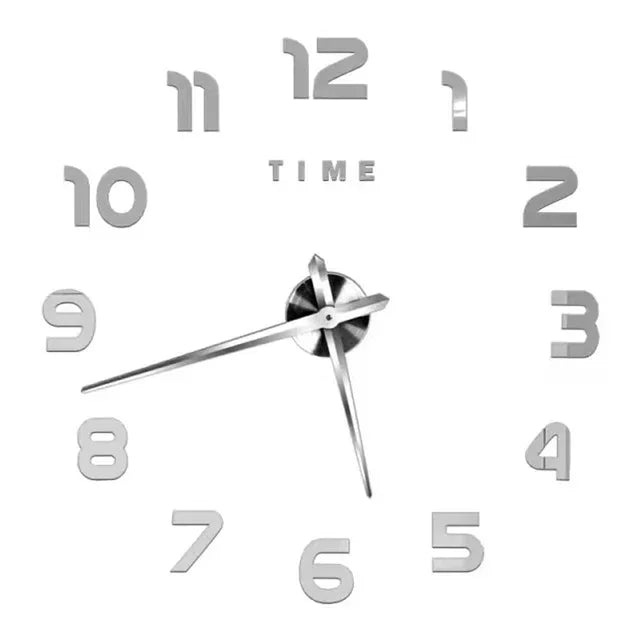 Large 3D Wall Clock Luminous Classic Wall Clocks DIY Digital Clock Wall Watches Stickers Silent Clock for Home Living Room Table
