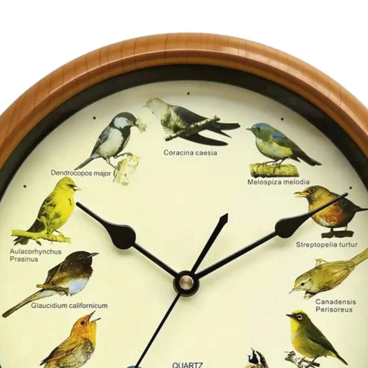Bird Wall Clock Bird Clock with Sound,that Sings on Hour Decorative Clock Hanging Clock Decor for Home Living Room Decoration - Unique Finds Market LLC