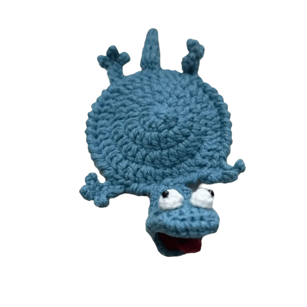 Handmade Crochet Craft Crochet Animal Coaster Soft Knitted Animal Shape Design Knitted Drink Coaster Creative Cartoon Style