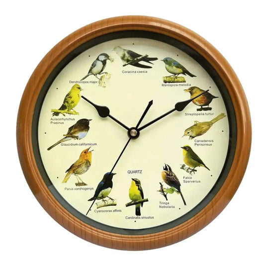 Bird Wall Clock Bird Clock with Sound,that Sings on Hour Decorative Clock Hanging Clock Decor for Home Living Room Decoration - Unique Finds Market LLC