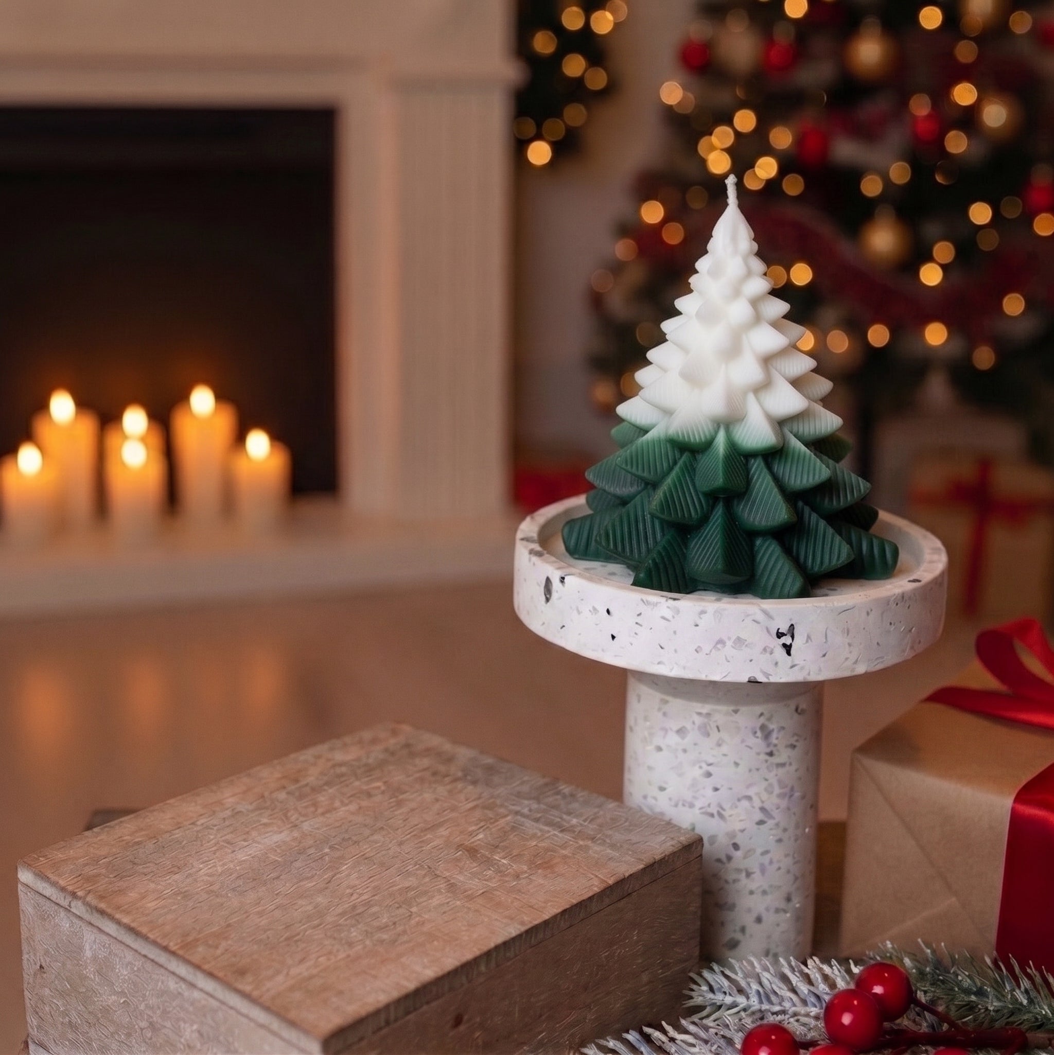 Fir Tree Candle | Soy Candle | Holiday Candle