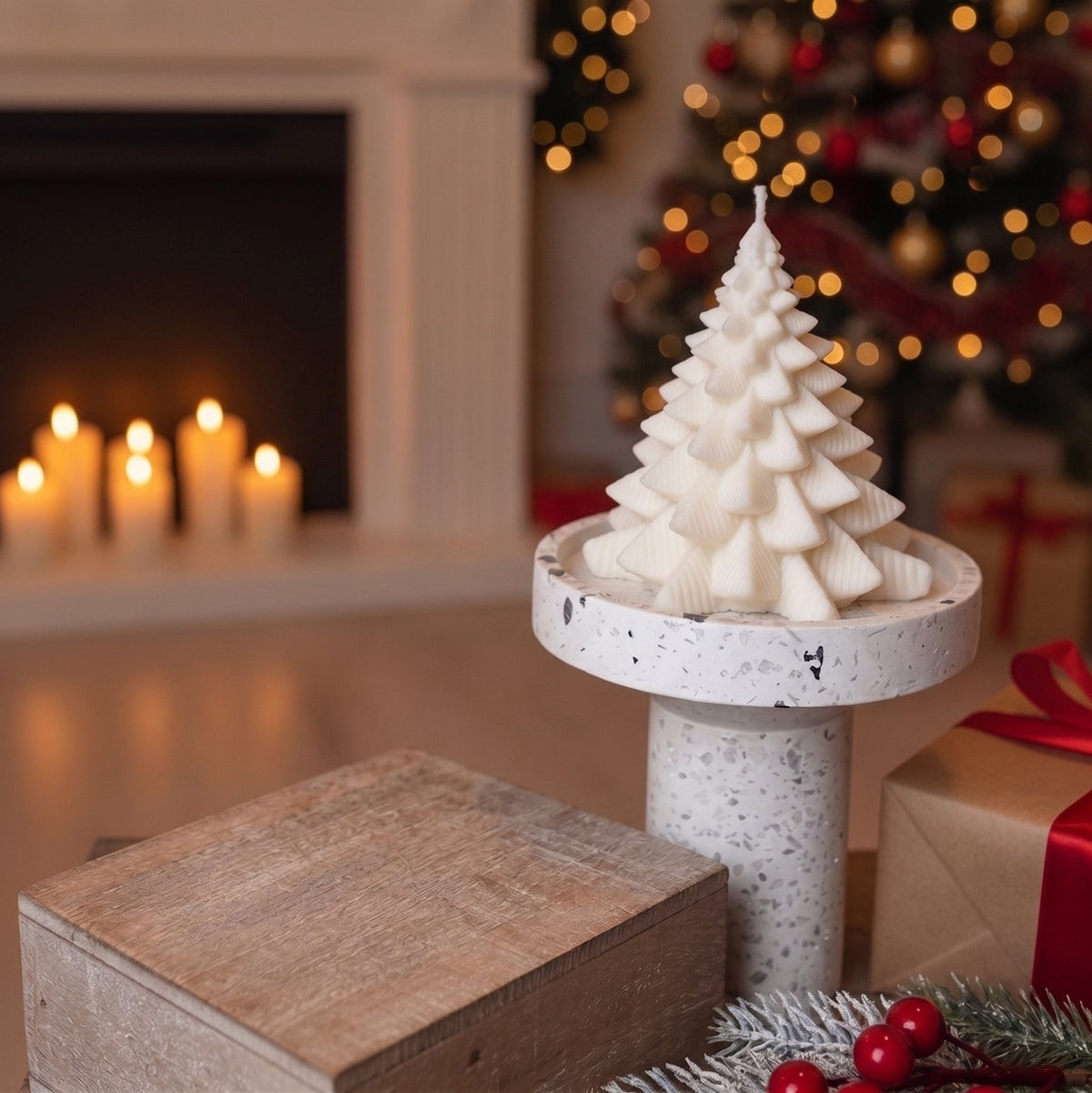 Fir Tree Candle | Soy Candle | Holiday Candle