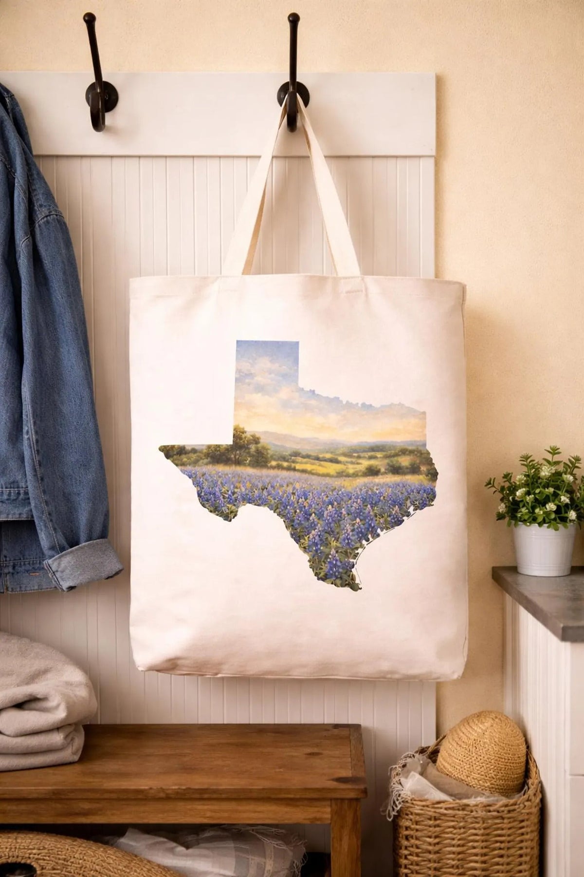 Texas Bluebonnet Tote Bag