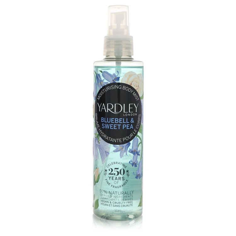 Yardley Bluebell & Sweet Pea by Yardley London Body Fragrance Spray 2.6 oz for Women