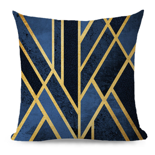 Throw Pillow Cover with 580g Insert, geometric, 20X20, Decorative Cushion – Fancy & Stacy