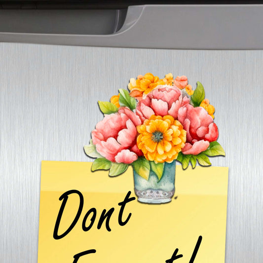 Happy Mother's Day Decorative Eco Wood Magnets Set of 6 by G. Debrekht - Family Love Decor - 8090059G-S6