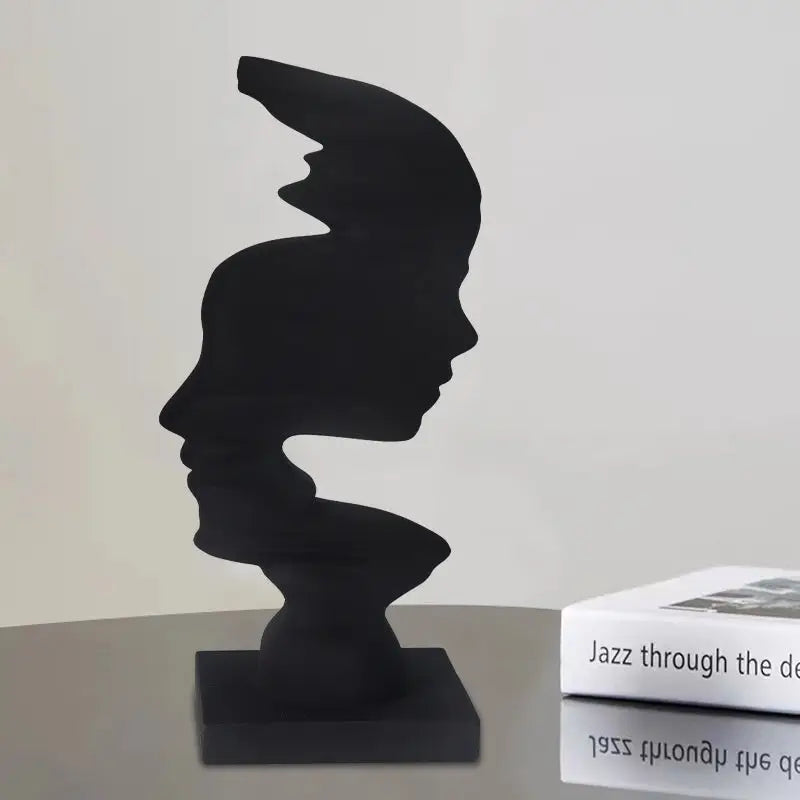 Abstract Human Head Living Room TV Cabinet Foyer Home Decor Decorative Craft