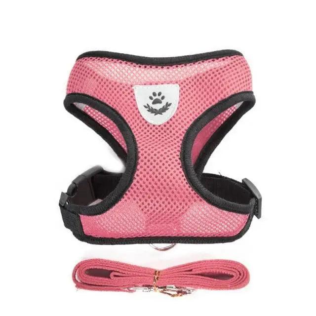 Adjustable Dog Harness No-Pull Pet Harness Soft Padded Dog Vest Reflective No-Choke Pet Vest With Easy Control Handle
