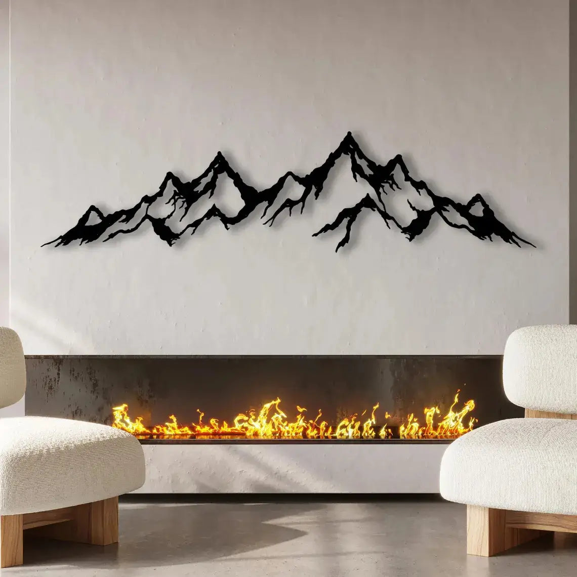 Natural Wrought Iron Wall Decor Hanging Metal Art