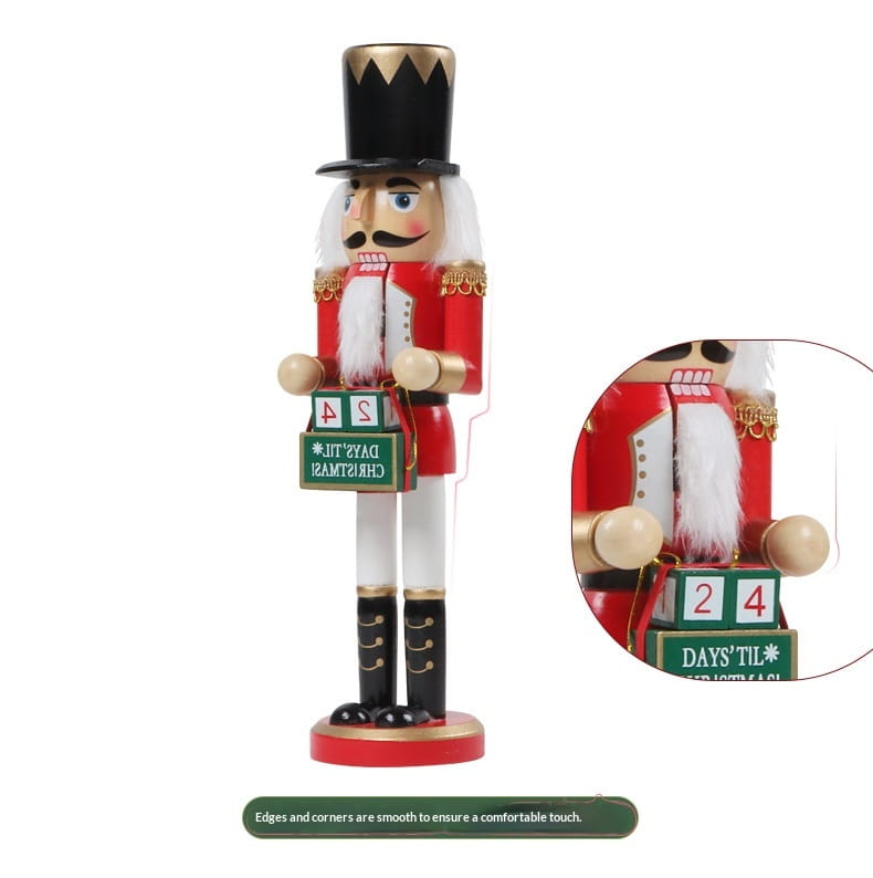 Wooden Nutcracker Christmas Tree Desktop Ornament