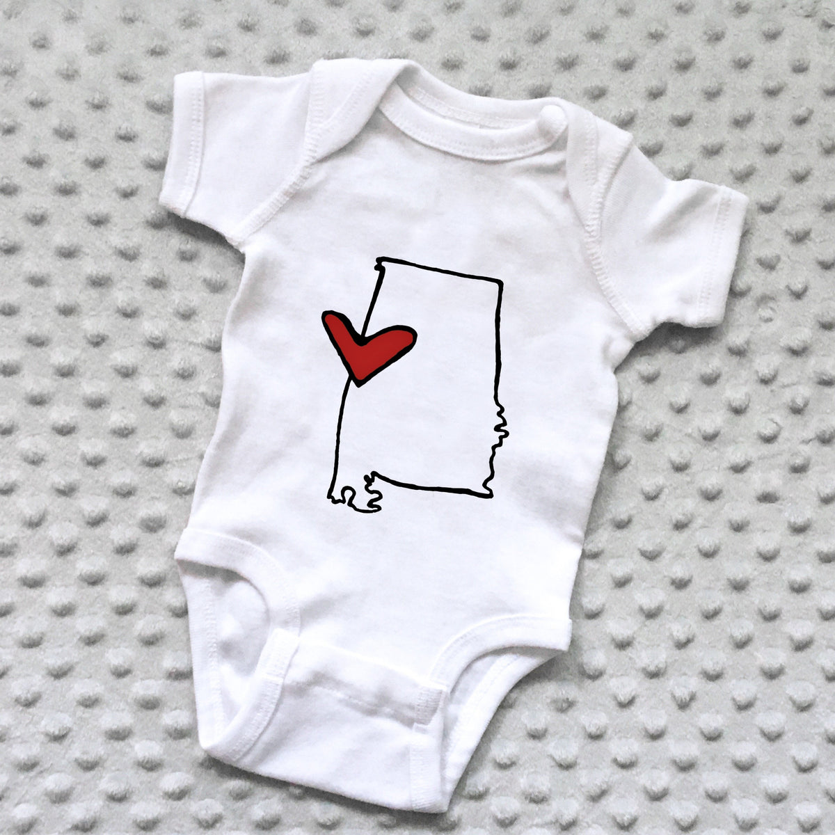 State Love Baby Onesie - 6 MONTHS