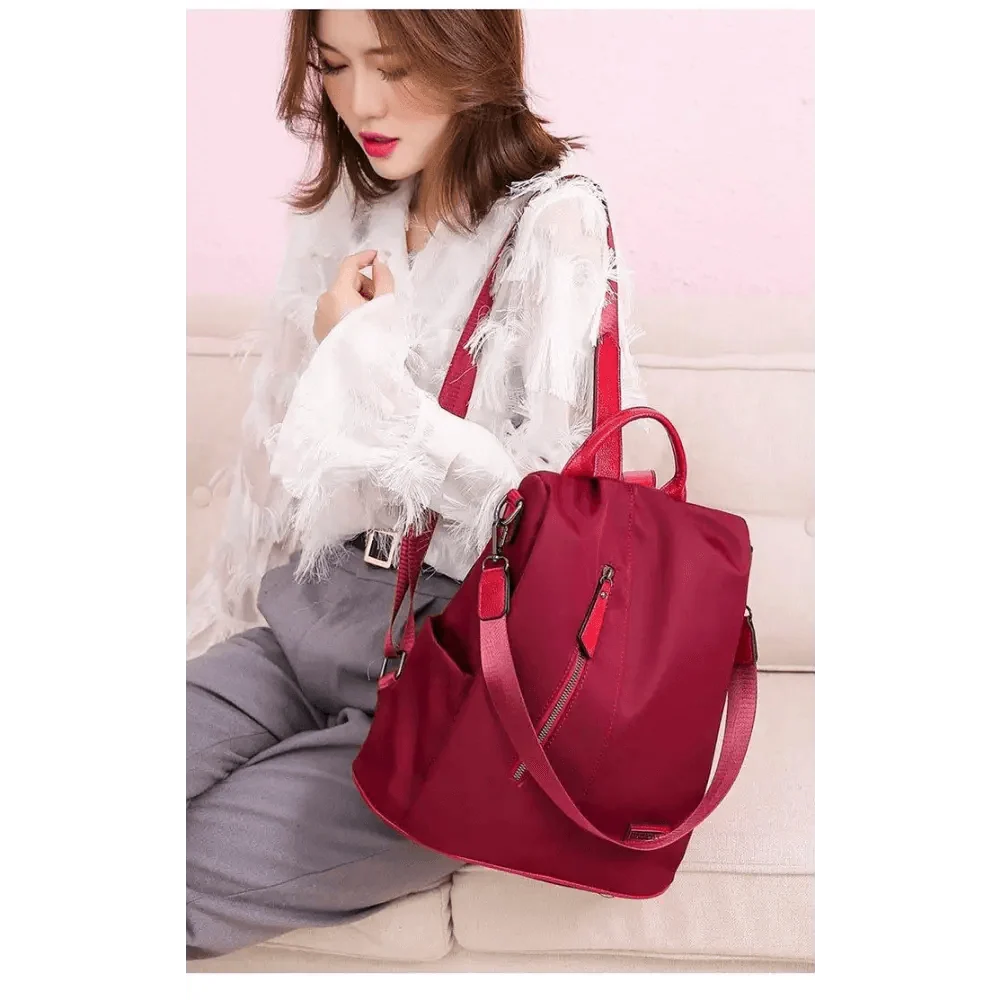 Amaznig Anti-theft Backpack In Waterproof Fabric Large Shoulder Bag With Large Capacity For Women And Men