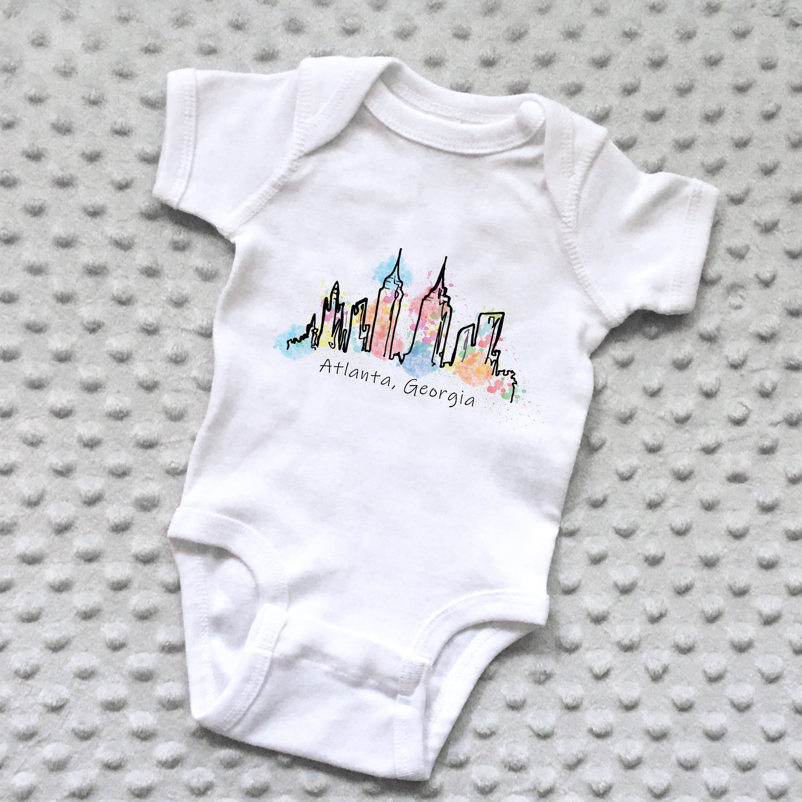 Baby Onesie - Atlanta Skyline