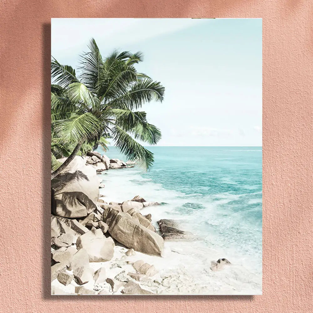 Holiday Beach Canvas Wall Art Decor