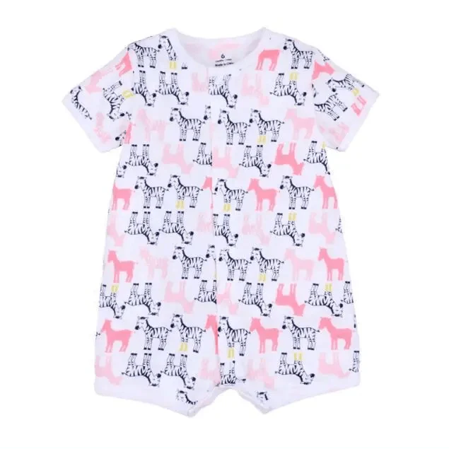 Baby Girl Clothes One-Piece Jumpsuits Baby Clothing Cotton Short Romper Infant Girl Clothes
