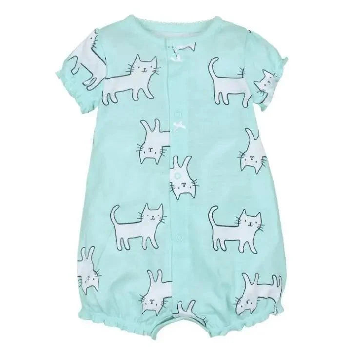 Baby Girl Clothes One-Piece Jumpsuits Baby Clothing Cotton Short Romper Infant Girl Clothes