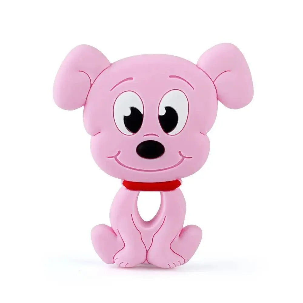 Baby Silicone Teethers BPA Free Teething Toy Animals Koala Bear Dog Teether Silicone Beads