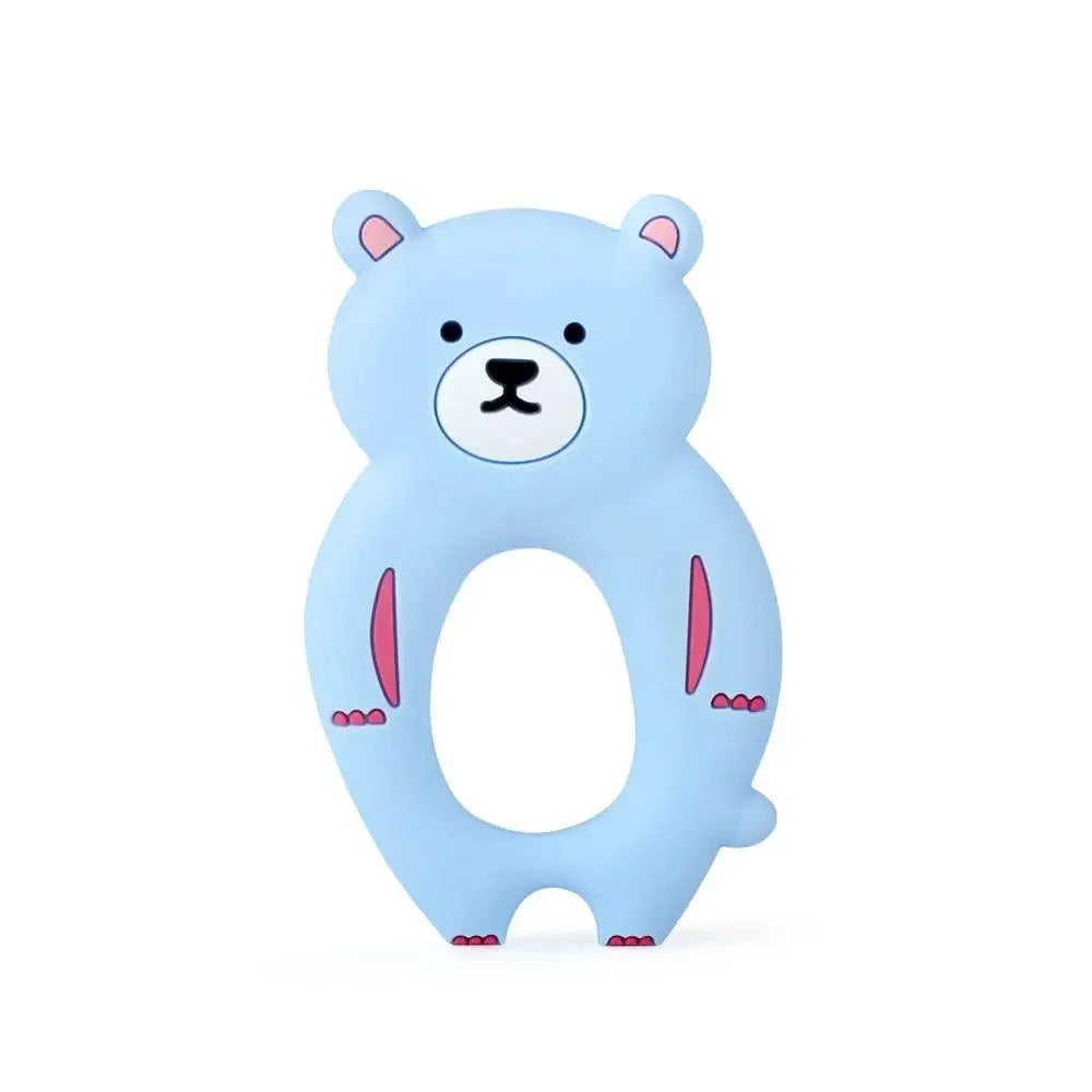 Baby Silicone Teethers BPA Free Teething Toy Animals Koala Bear Dog Teether Silicone Beads