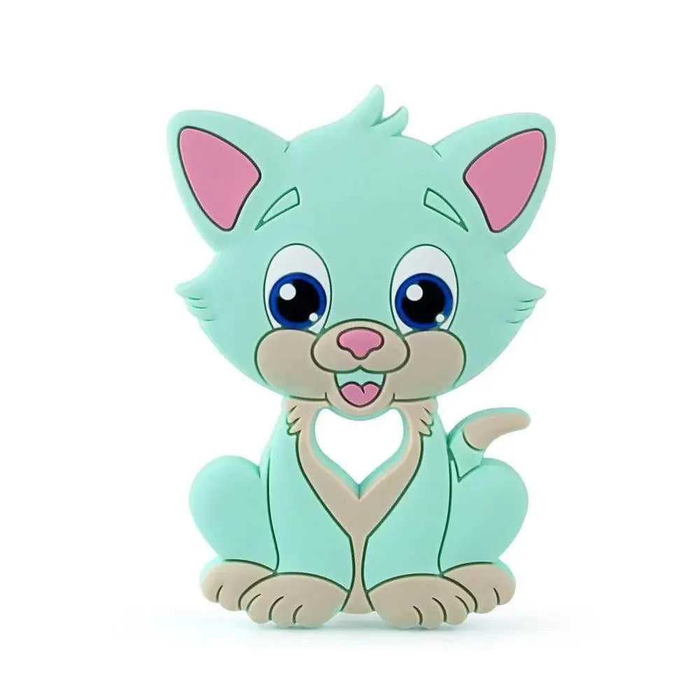 Baby Silicone Teethers BPA Free Teething Toy Animals Koala Bear Dog Teether Silicone Beads