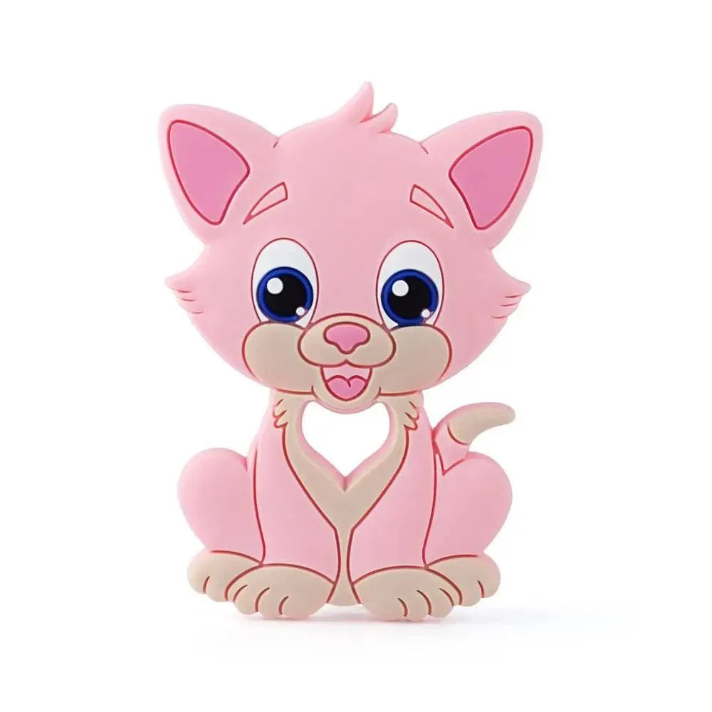 Baby Silicone Teethers BPA Free Teething Toy Animals Koala Bear Dog Teether Silicone Beads