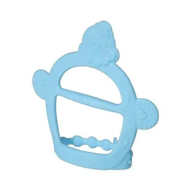 Baby Teether Toys Toddle Safe Banana Teething Ring Silicone Chew Dental Care Toothbrush Nursing Beads Gift For Infant