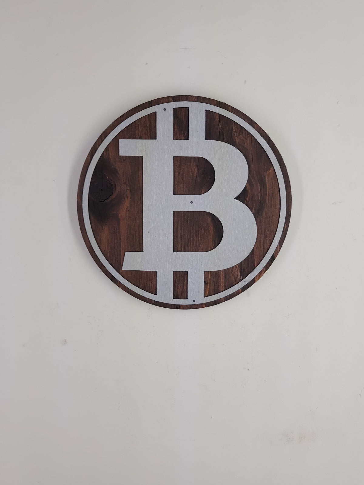 Bitcoin Crypto Metal and Wood Sign | BTC | Ethereum Solana, Avalanche, Tron, Ripple,