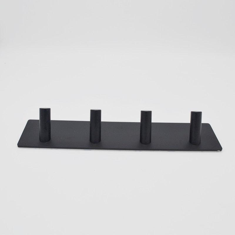 Black Robe Hook Wall Hook Towel Hook for Bathroom Stainless Steel Coat Hook Rustproof Hook Hanger for Kitchen Hardware Stainless Steel Hooks Waterproof and Oilproof Bathroom Kitchen Self Adhesive Hooks for Hanging Coat Hat Towel