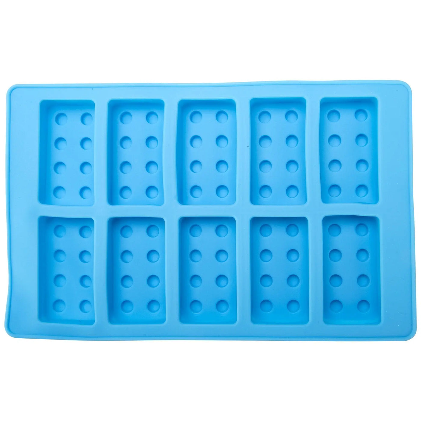 Blue silicone ice cube tray shaped like lego bricks from building blocks novelty ice cube trays set of 5