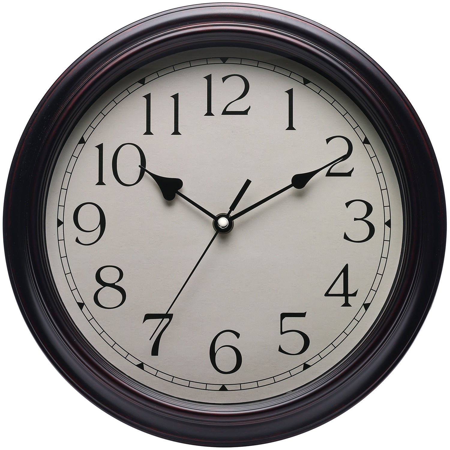 Nordic Retro Wall Clock Living Room Home Simple Creative Punch-free Mute Quartz Clock