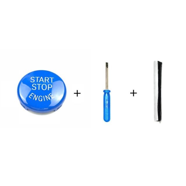Car Engine Start Button Replace Cover Stop Switch Accessories Start Stop Engine Button Switch Cover Engine Switch Power Ignition Start Stop Button Replacement Car Decor