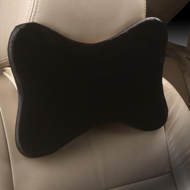 Car Neck Pillows Headrest Relief Filled Fiber Universal Car Pillow Both Side Pu Leather 1pcs Pack Headrest For Car Neck Pillows Both Side Pu Leather Headrest Head Pain Relief Filled Fiber Universal Car Pillow Neck Pillow Softness Car Headrest Pillow
