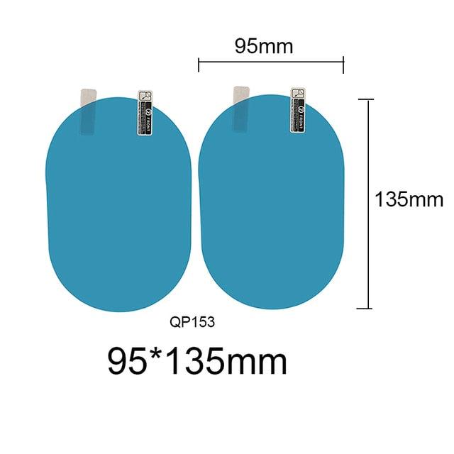 Car Rear Mirror Protective Film Anti Fog Window Clear Rainproof Rear View Mirror Protective Soft Film Auto Accessories Car Rearview Mirror Film Rainproof Waterproof Mirror Film Anti Fog Nano Coating Car Film for Car Mirrors Side Windows