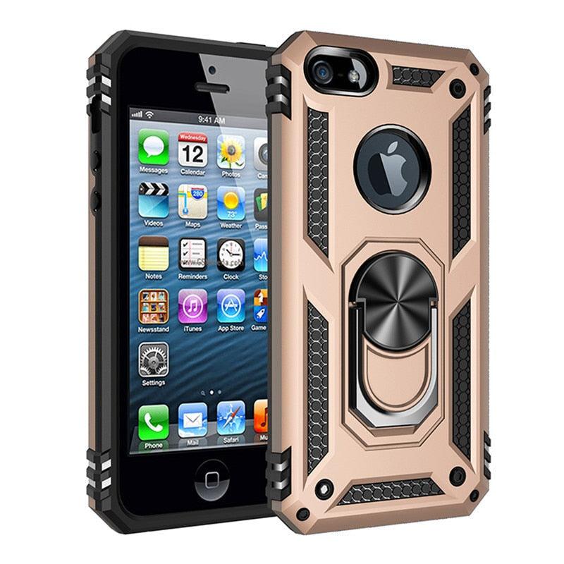 Cases With Ring for iPhone Slim Silicone Hard Cover Shock Absorption Lightweight Thin Case For iPhone 13 Pro Max 12 11 Case Magnet Ring Cover For iPhone Silicone Cover