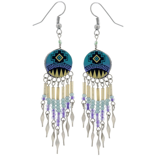 Ceramic Chandelier Earrings