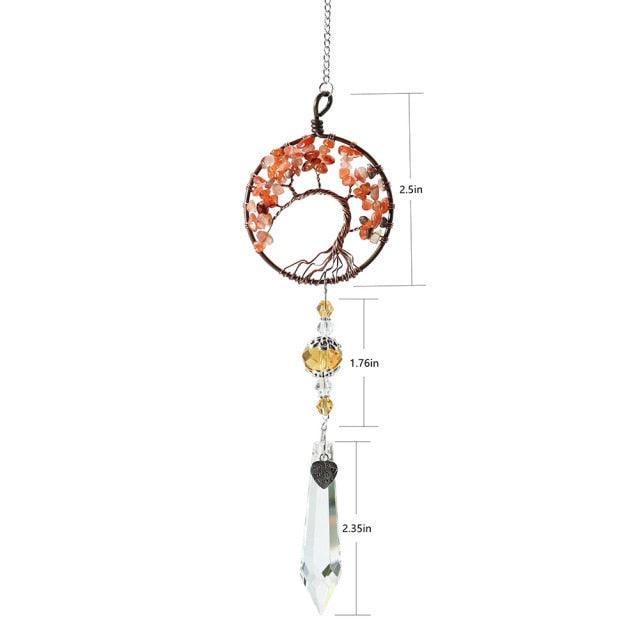 Chandelier Crystals Ball Prism Pendant Maker Sun Catcher Crystal Rainbow Maker Drops Hang for Window Home Decor Car Charms Hanging  Wind Chimes Hanging Ornament Garden Decor