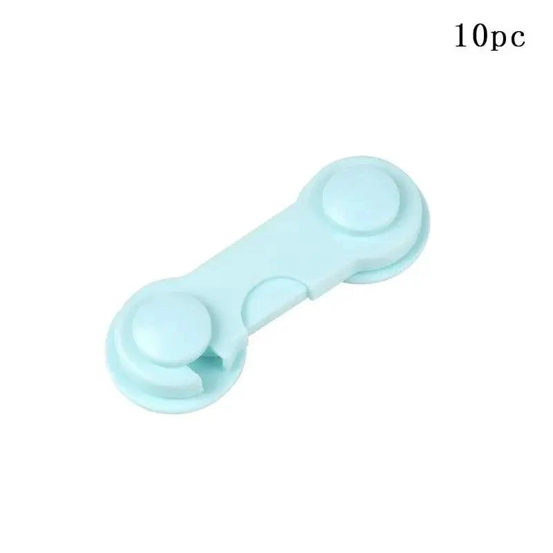 Child Safety Cabinet Lock Baby Proof Security Protector Drawer Door Cabinet Lock Plastic Protection Kids Safety Door Lock