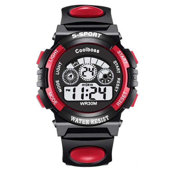 Children Watch Sport Kids Silicone Strap Waterproof LED Digital Watch For Kid Children Student Colorful LED Electronic Digital Watch Multifunction Display Sports Watches For Kids