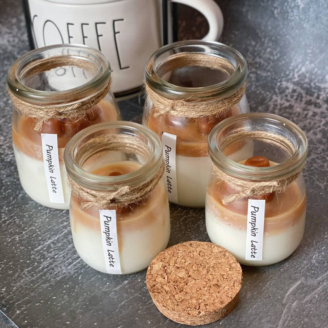 Coffee Candle in Glass Jar