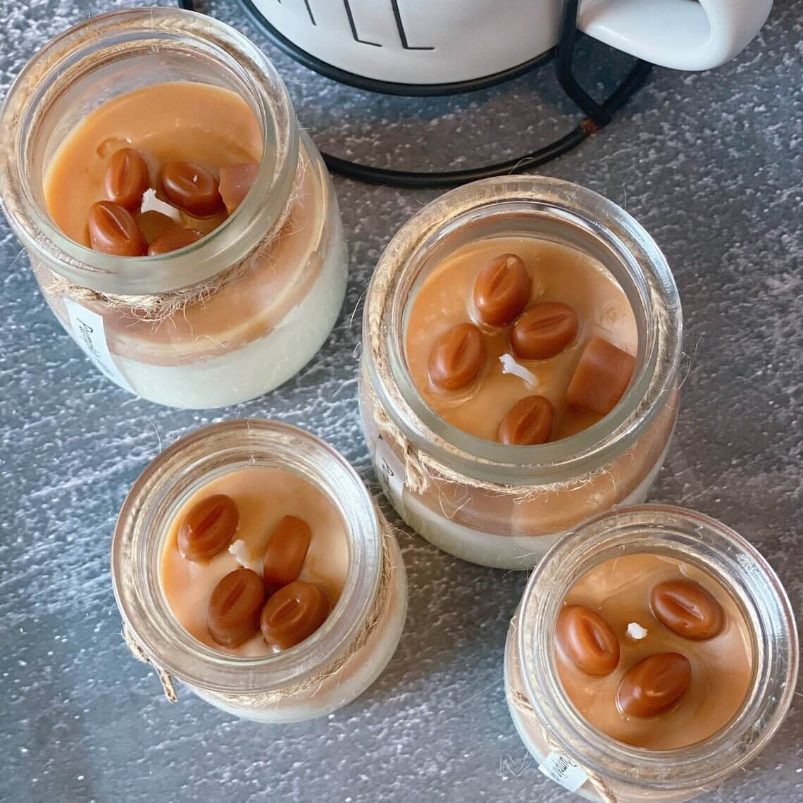 Coffee Candle in Glass Jar