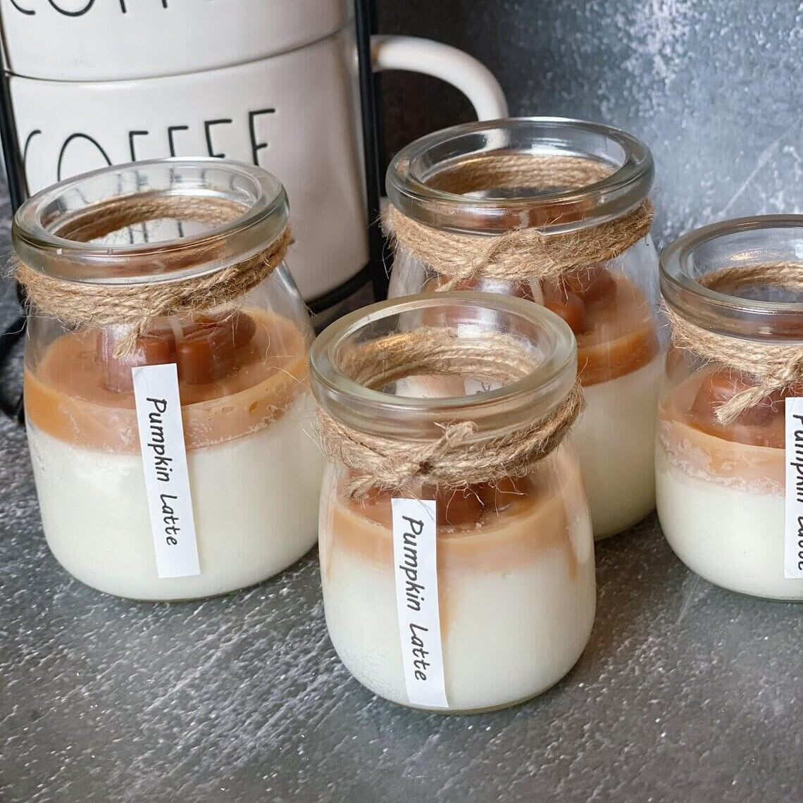 Coffee Candle in Glass Jar